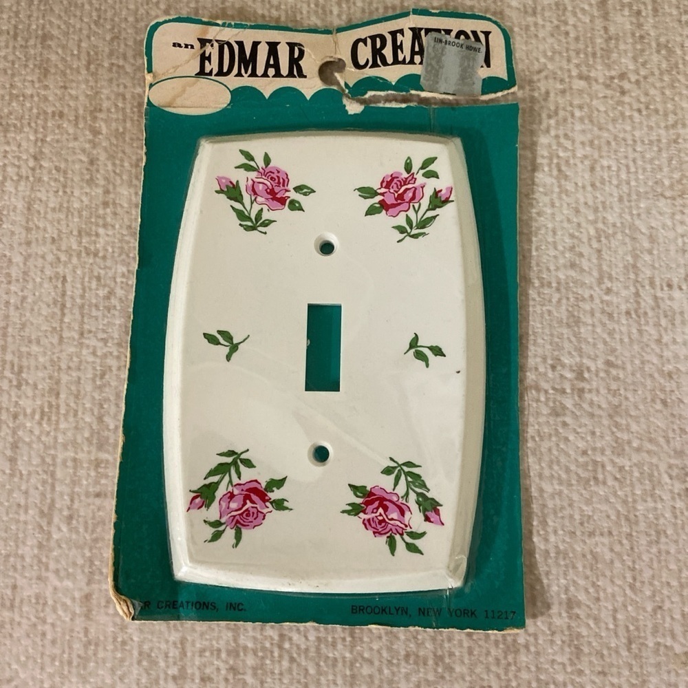 Vintage Plastic switch plate cover